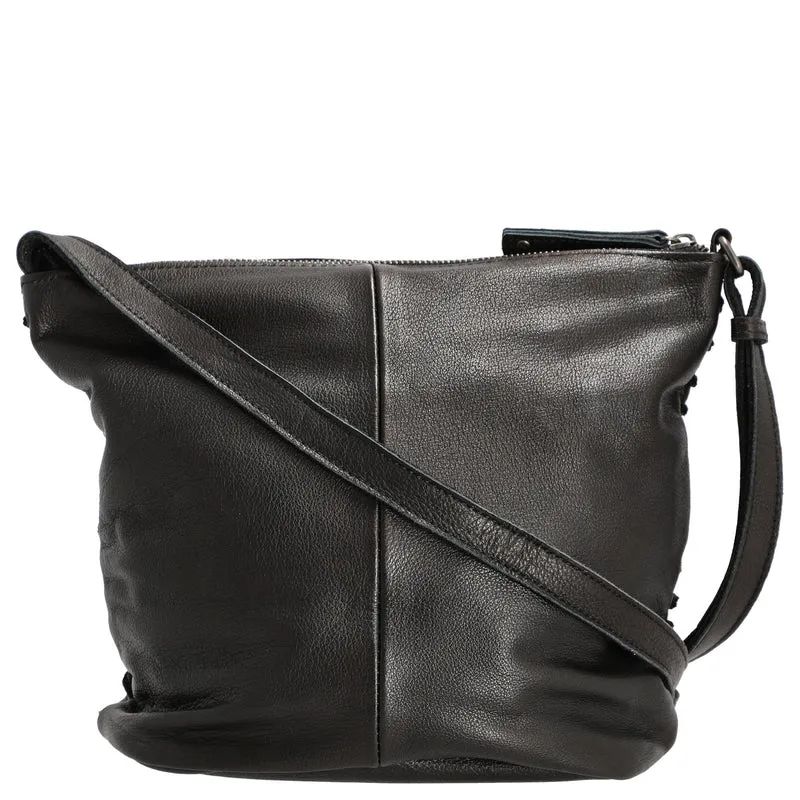 FREDsBRUDER Riffelinchen - Bolso de hombro 28 cm (black)