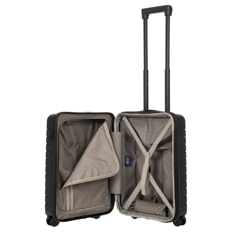 Brics BY Ulisse - Trolley de cabina de 4 ruedas 55 cm expandible (black)