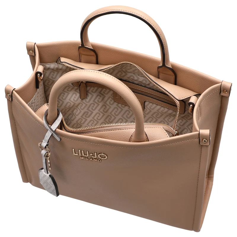 Liu Jo Ridhi - Bolso de mano 34 cm (dark cipria)