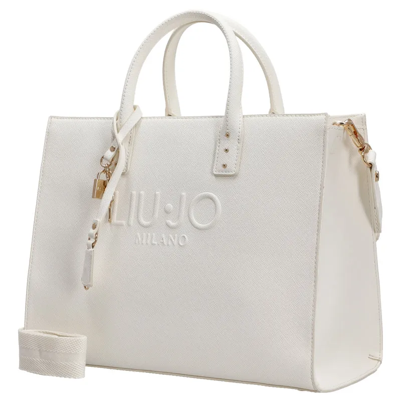 Liu Jo Halona - Bolso de mano M 32 cm (cream)