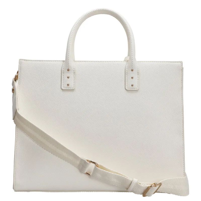 Liu Jo Halona - Bolso de mano M 32 cm (cream)