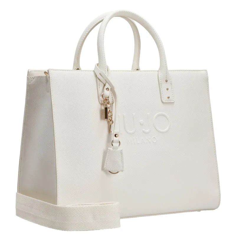 Liu Jo Halona - Bolso de mano M 32 cm (cream)