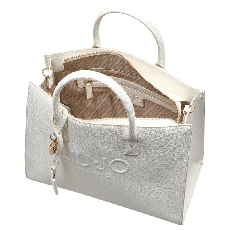 Liu Jo Halona - Bolso de mano M 32 cm (cream)