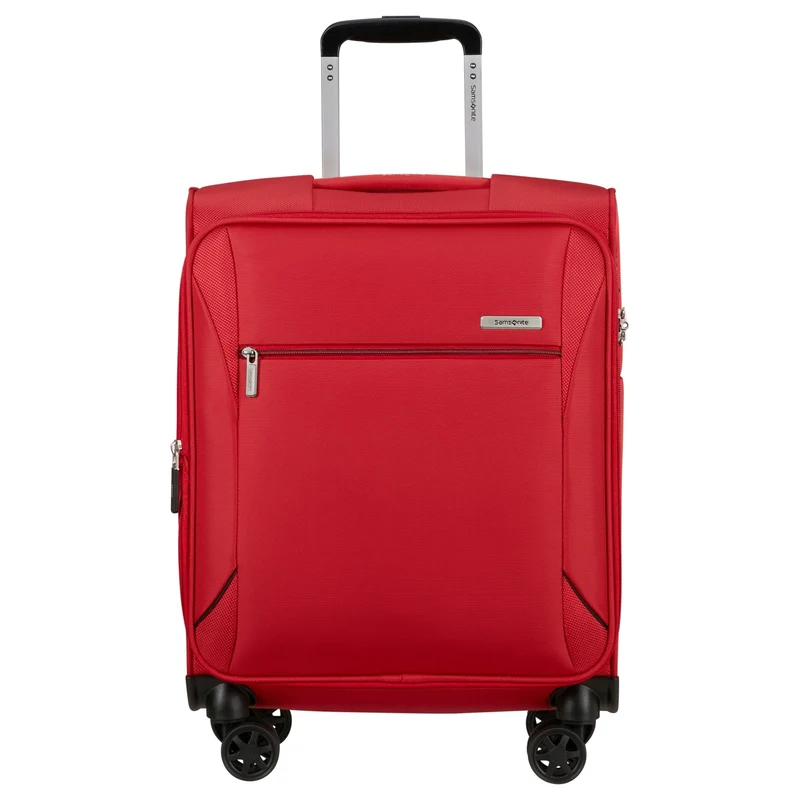 Samsonite Base Breeze - Trolley de cabina de 4 ruedas 55 cm expandible (red)