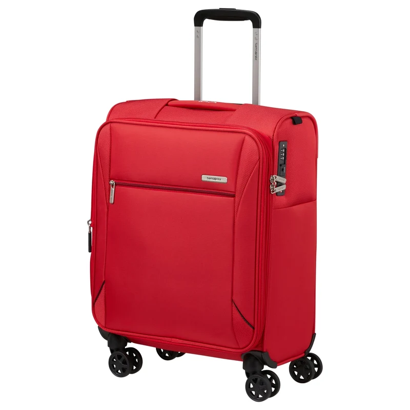 Samsonite Base Breeze - Trolley de cabina de 4 ruedas 55 cm expandible (red)