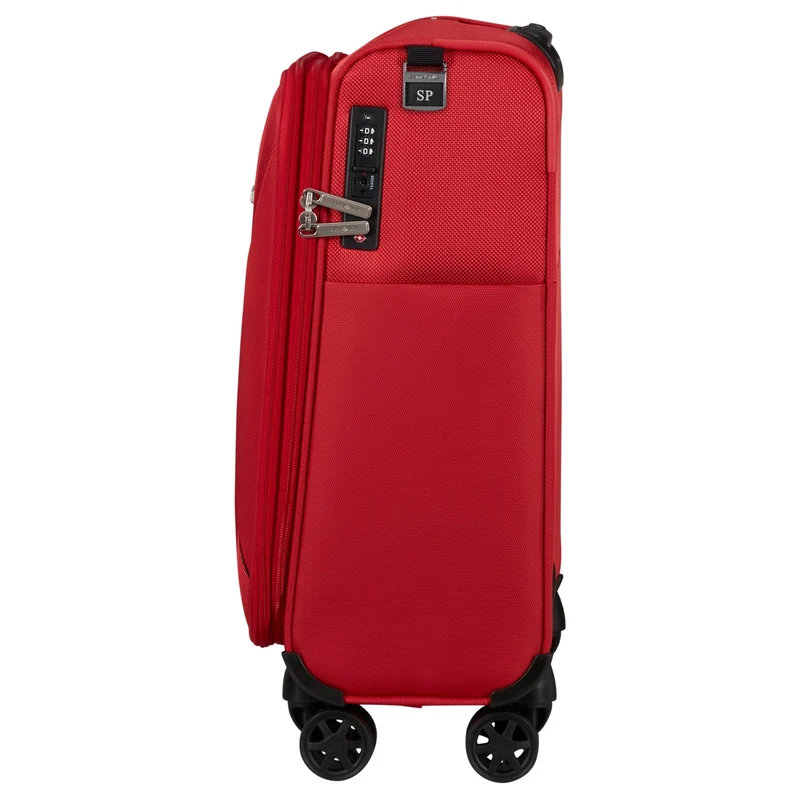 Samsonite Base Breeze - Trolley de cabina de 4 ruedas 55 cm expandible (red)