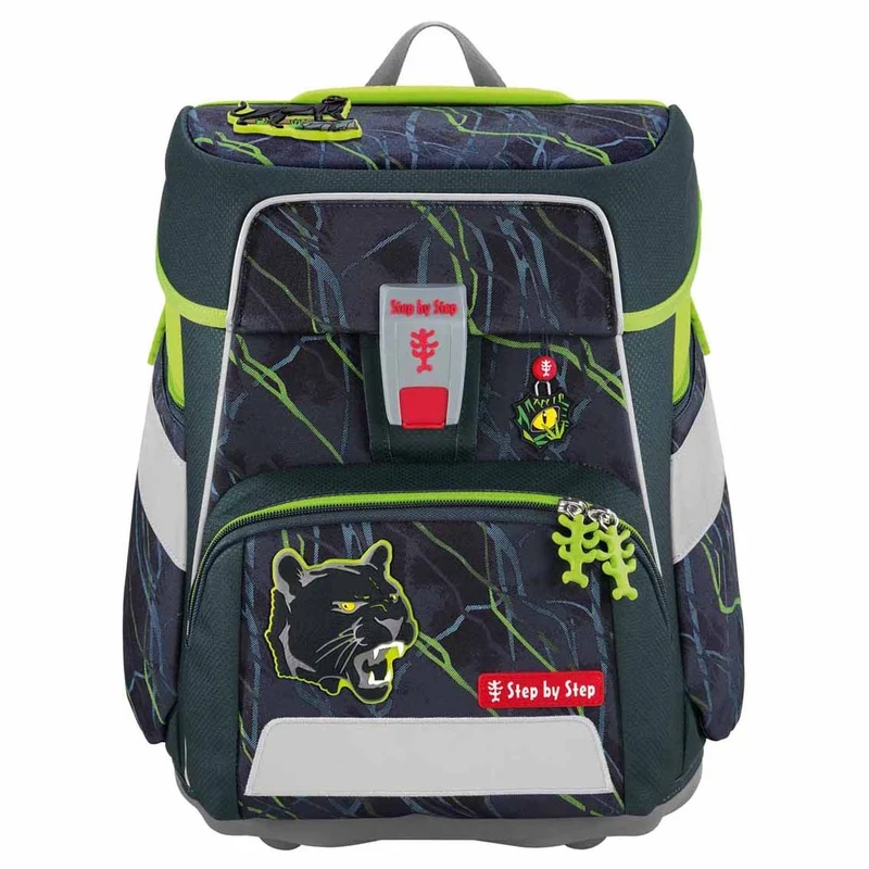 Step by Step Space - Set de mochila escolar 5 piezas (Danger Cat Chiko)