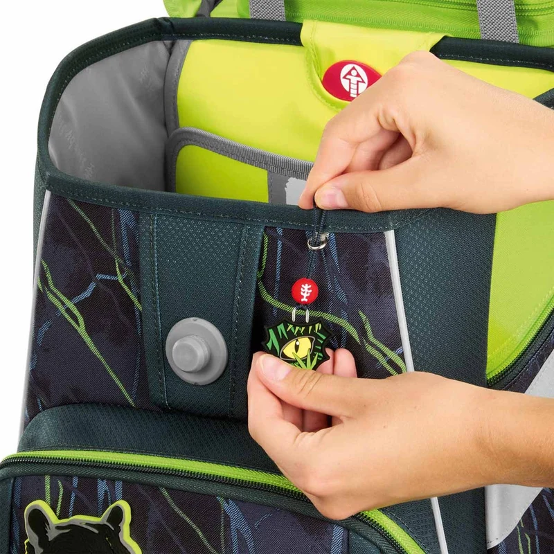Step by Step Space - Set de mochila escolar 5 piezas (Danger Cat Chiko)