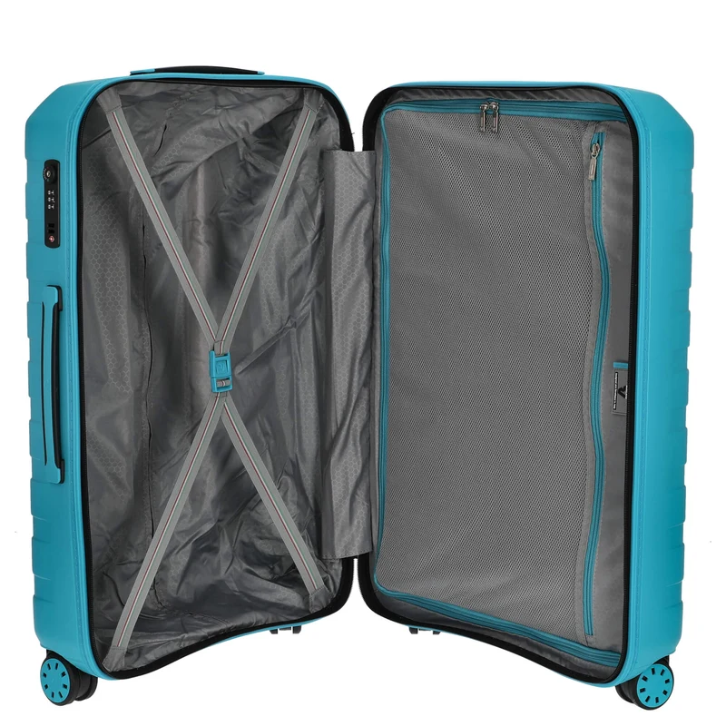 Roncato Box Sport 2.0 - Trolley de 4 ruedas M 69 cm (nero/smeraldo)