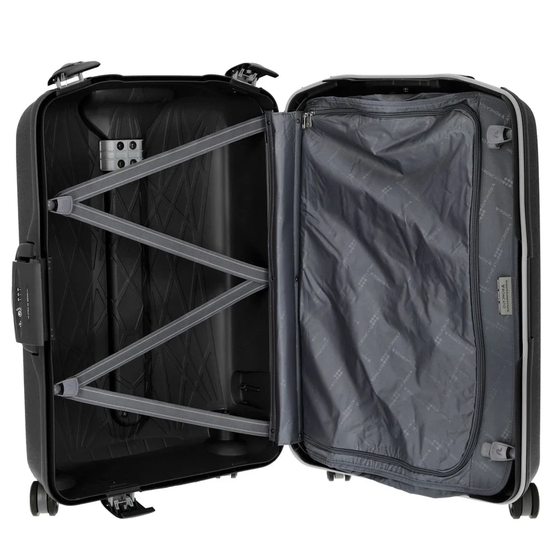 Roncato Light - Trolley de 4 ruedas M 68 cm (nero)