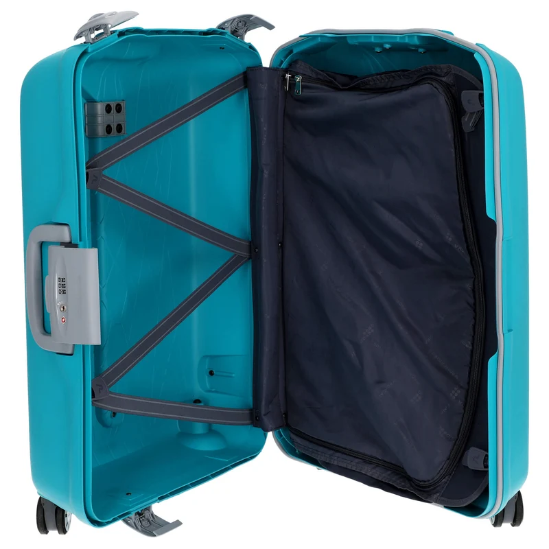 Roncato Light - Trolley de 4 ruedas M 68 cm (smeraldo)