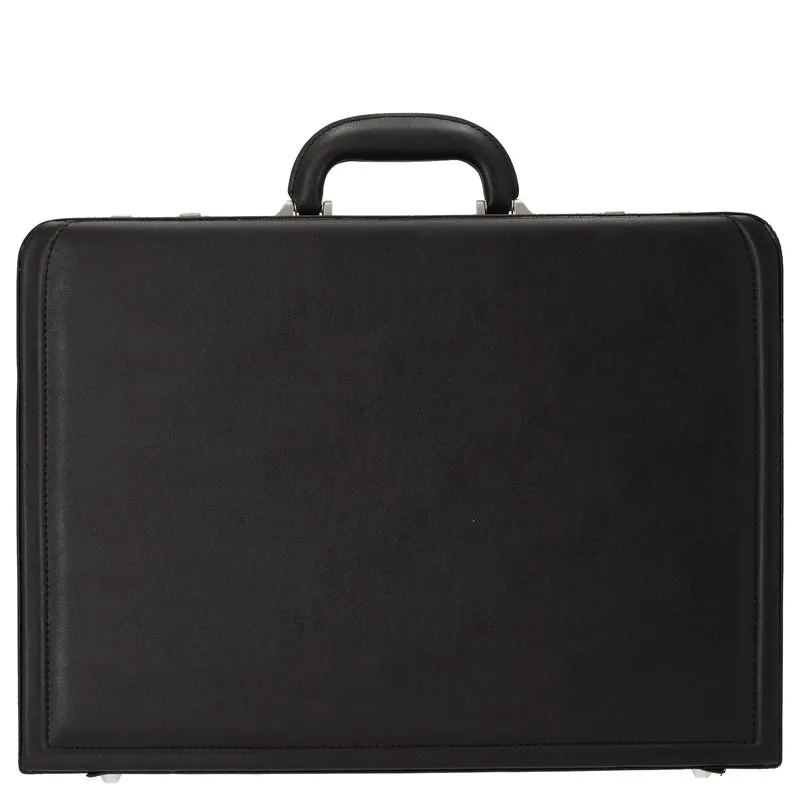 D&N Tradition Business - Maletín de documentos 46 cm expandible PU (schwarz)