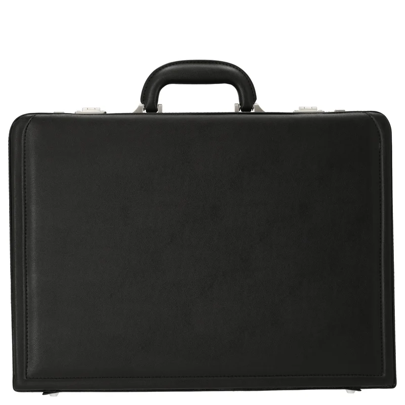 D&N Tradition Business - Maletín de documentos 46 cm expandible PU (schwarz)