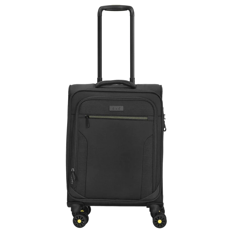 D&N Travel Line 9704 - Trolley de cabina con 4 ruedas S 55 cm (black)