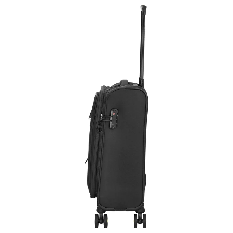 D&N Travel Line 9704 - Trolley de cabina con 4 ruedas S 55 cm (black)