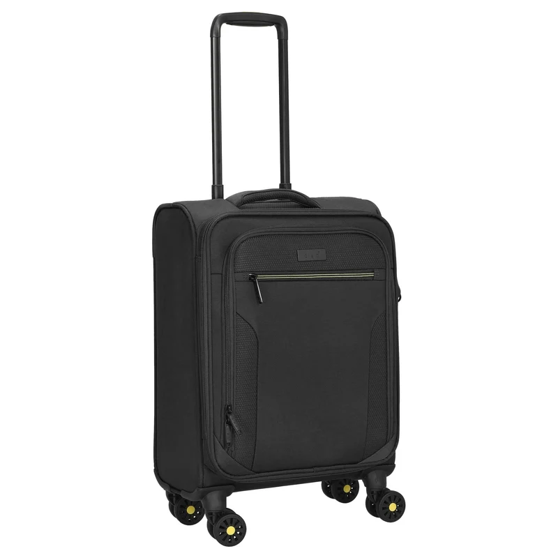 D&N Travel Line 9704 - Trolley de cabina con 4 ruedas S 55 cm (black)