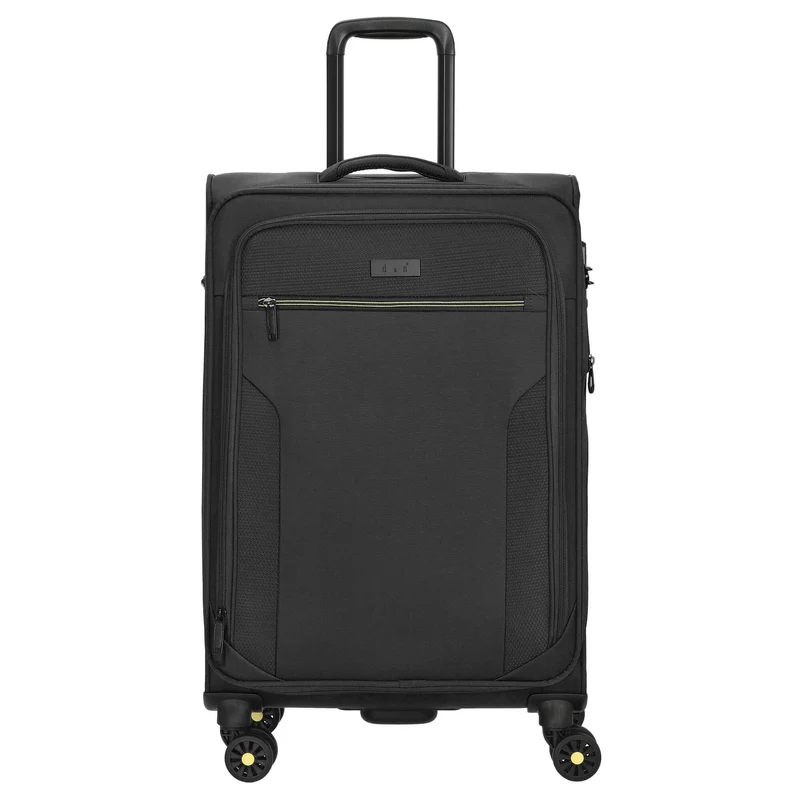 D&N Travel Line 9704 - Trolley de 4 ruedas M 68 cm expandible (black)