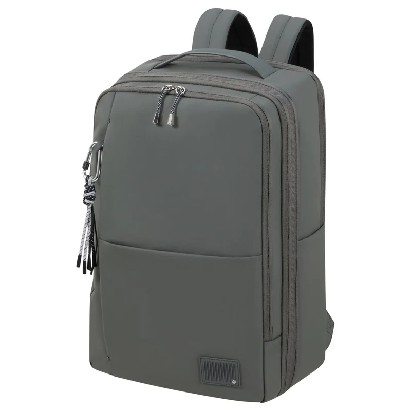Samsonite Wander Last - Mochila de viaje 15.6" 44 cm expandible (gunmetal green)