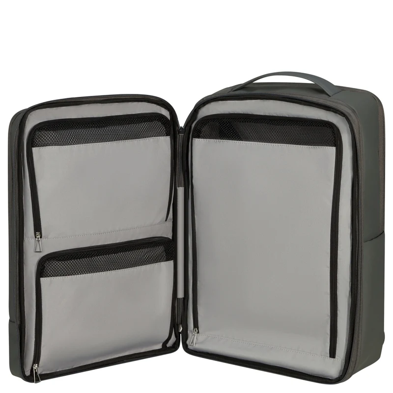 Samsonite Wander Last - Mochila de viaje 15.6" 44 cm expandible (gunmetal green)