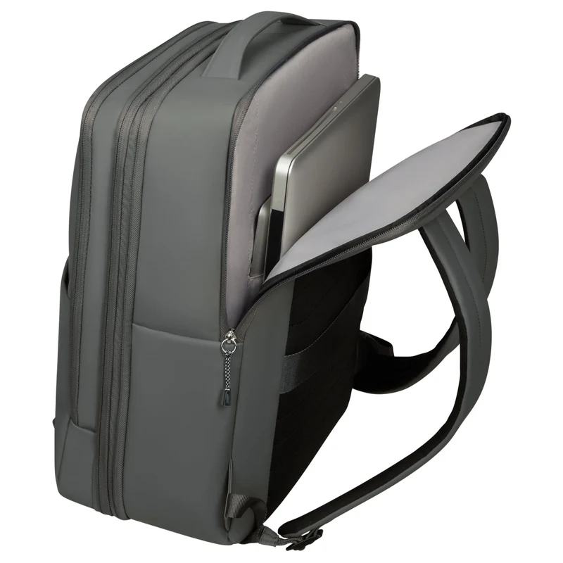 Samsonite Wander Last - Mochila de viaje 15.6" 44 cm expandible (gunmetal green)