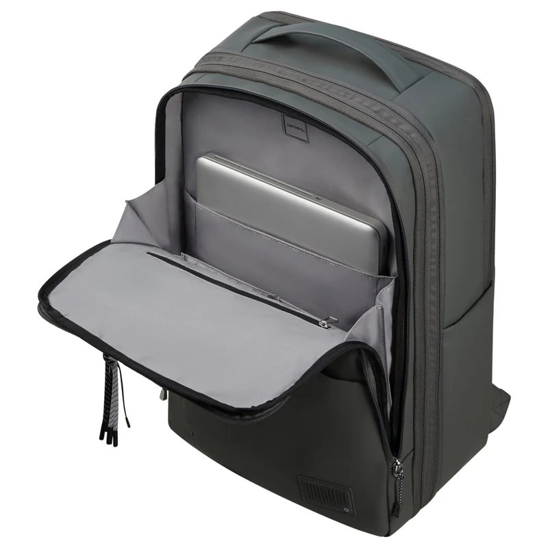 Samsonite Wander Last - Mochila de viaje 15.6" 44 cm expandible (gunmetal green)