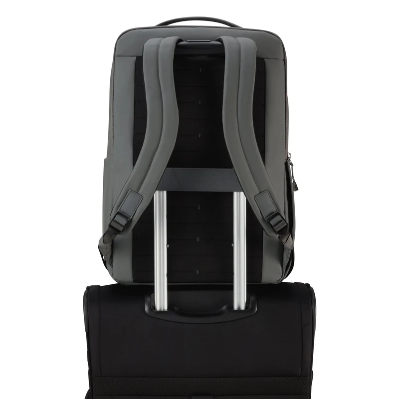 Samsonite Wander Last - Mochila de viaje 15.6" 44 cm expandible (gunmetal green)