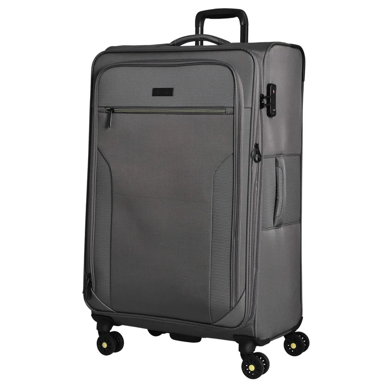 D&N Travel Line 9704 - Trolley de 4 ruedas L 78 cm expandible (grey)