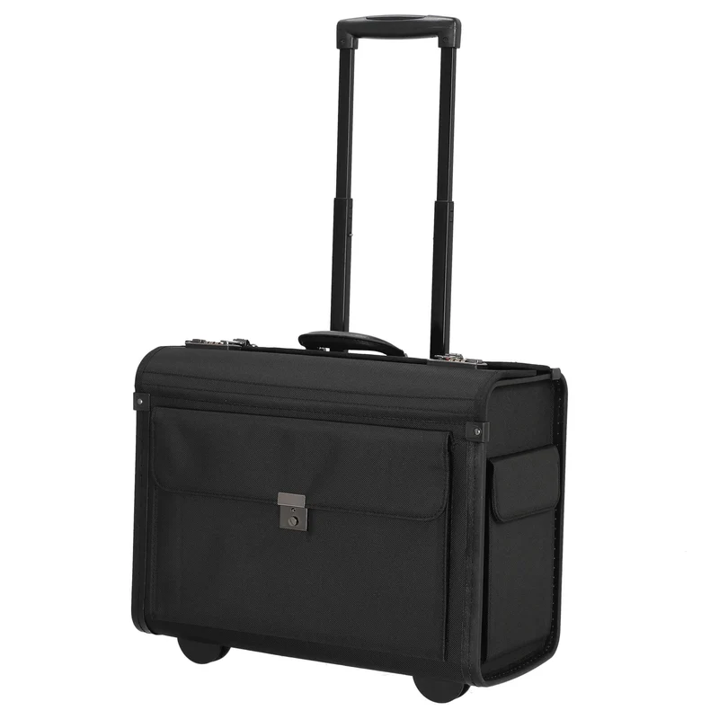 D&N Business & Travel - Maletín de piloto 48 cm (negro)