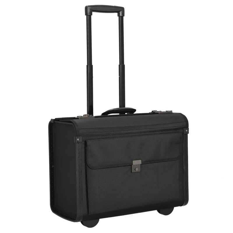 D&N Business & Travel - Maletín de piloto 48 cm (negro)