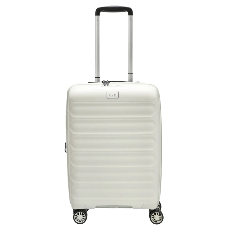 D&N Travel Line 4700+ - Trolley de cabina con 4 ruedas S 55 cm expandible (cream white)