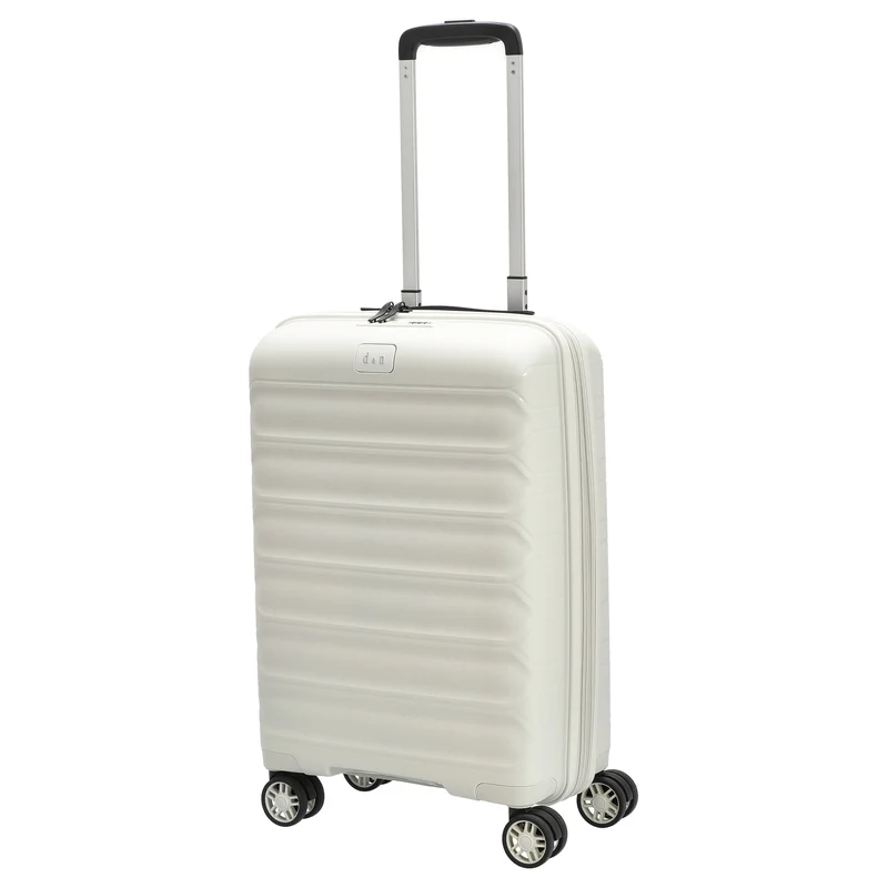 D&N Travel Line 4700+ - Trolley de cabina con 4 ruedas S 55 cm expandible (cream white)
