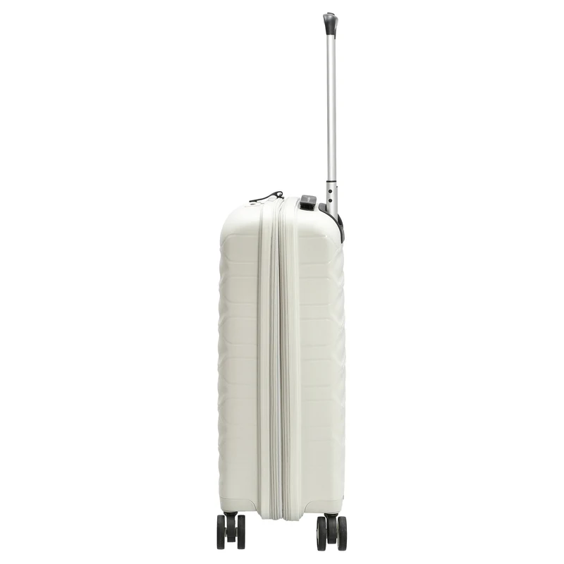 D&N Travel Line 4700+ - Trolley de cabina con 4 ruedas S 55 cm expandible (cream white)