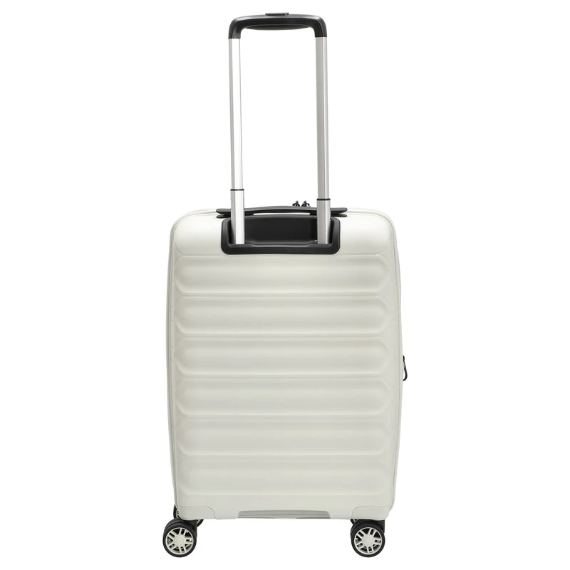 D&N Travel Line 4700+ - Trolley de cabina con 4 ruedas S 55 cm expandible (cream white)