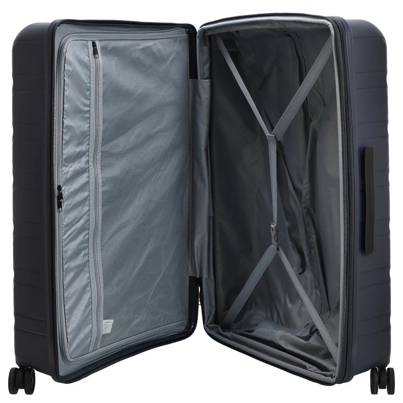 D&N Travel Line 4700+ - Trolley de 4 ruedas L 78 cm expandible (navy)