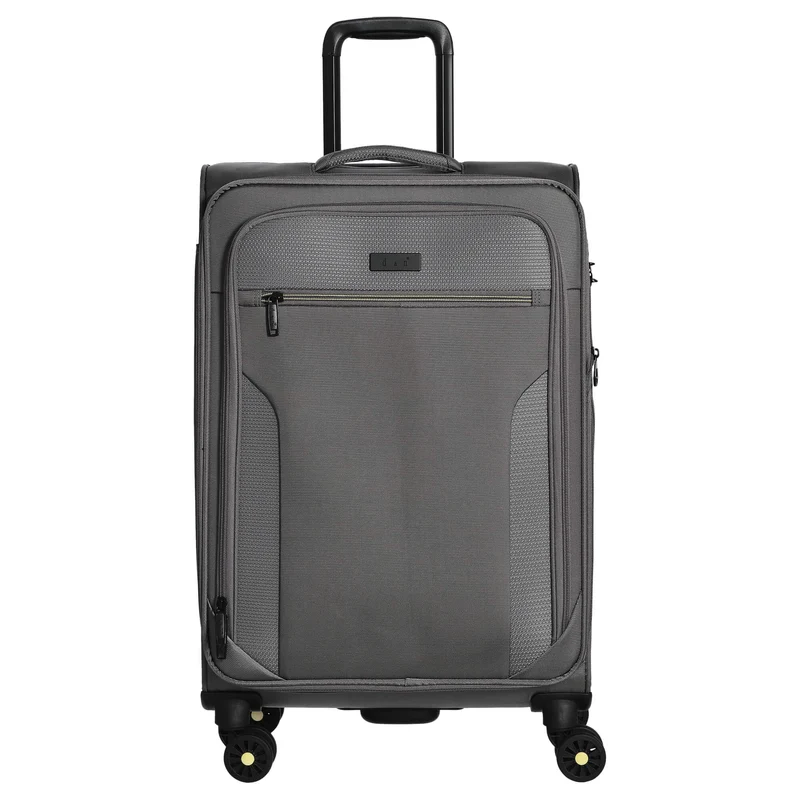 D&N Travel Line 9704 - Trolley de 4 ruedas M 68 cm expandible (grey)
