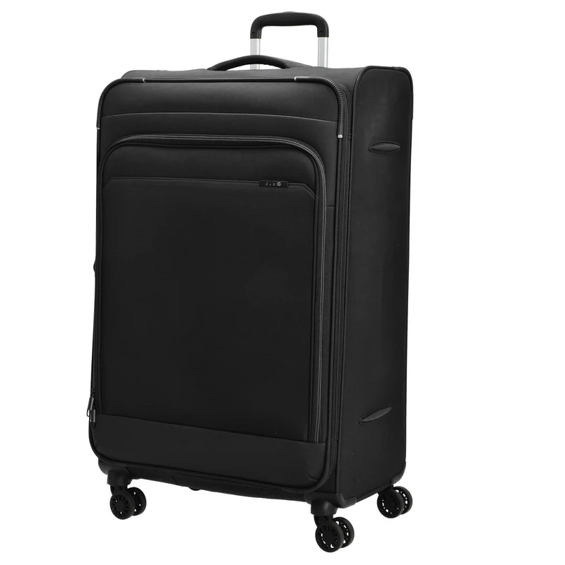 D&N Travel Line 9504 - Trolley con 4 ruedas L 76 cm expandible (black)