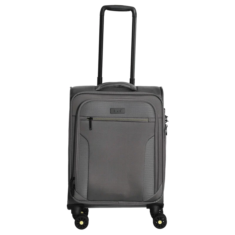 D&N Travel Line 9704 - Trolley de cabina con 4 ruedas S 55 cm (grey)