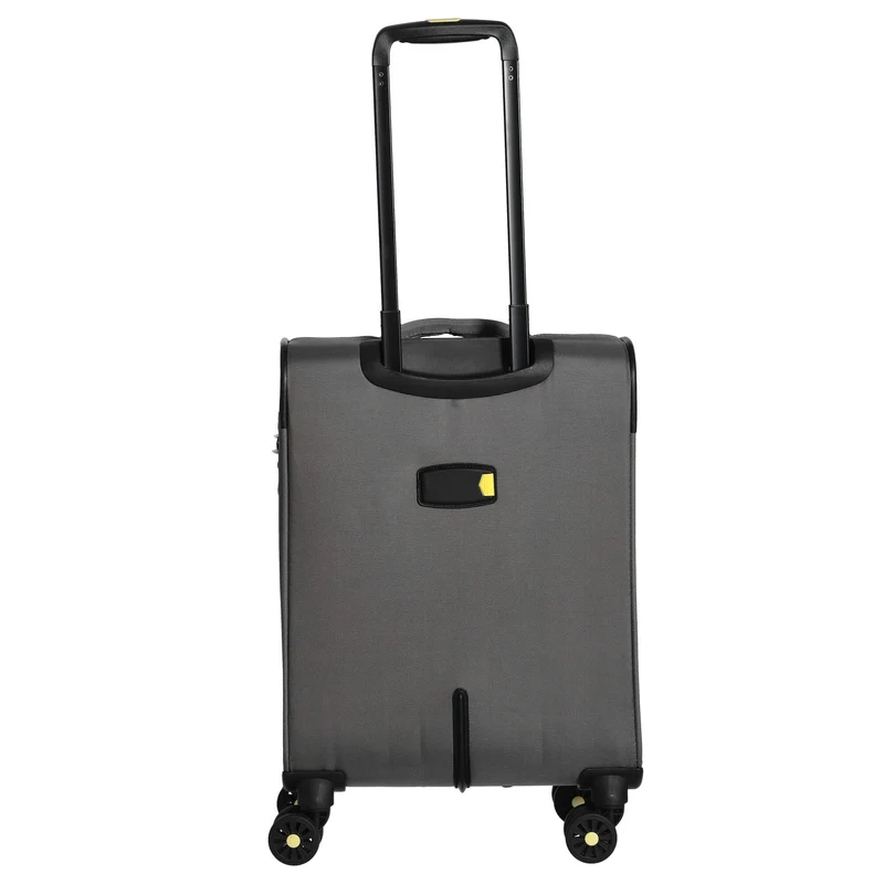 D&N Travel Line 9704 - Trolley de cabina con 4 ruedas S 55 cm (grey)