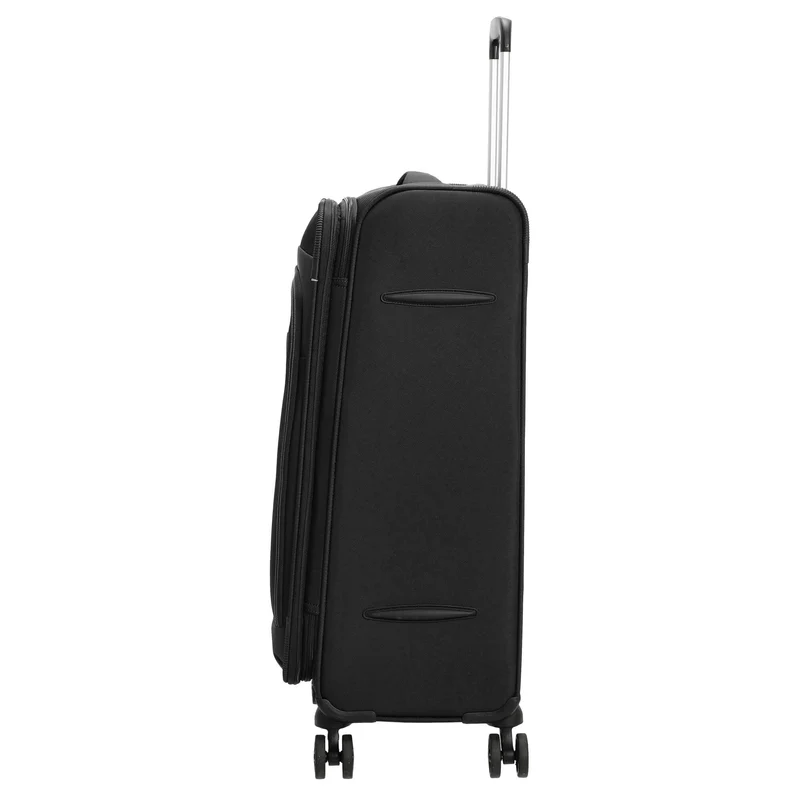 D&N Travel Line 9504 - Trolley de 4 ruedas M 67 cm expandible (black)