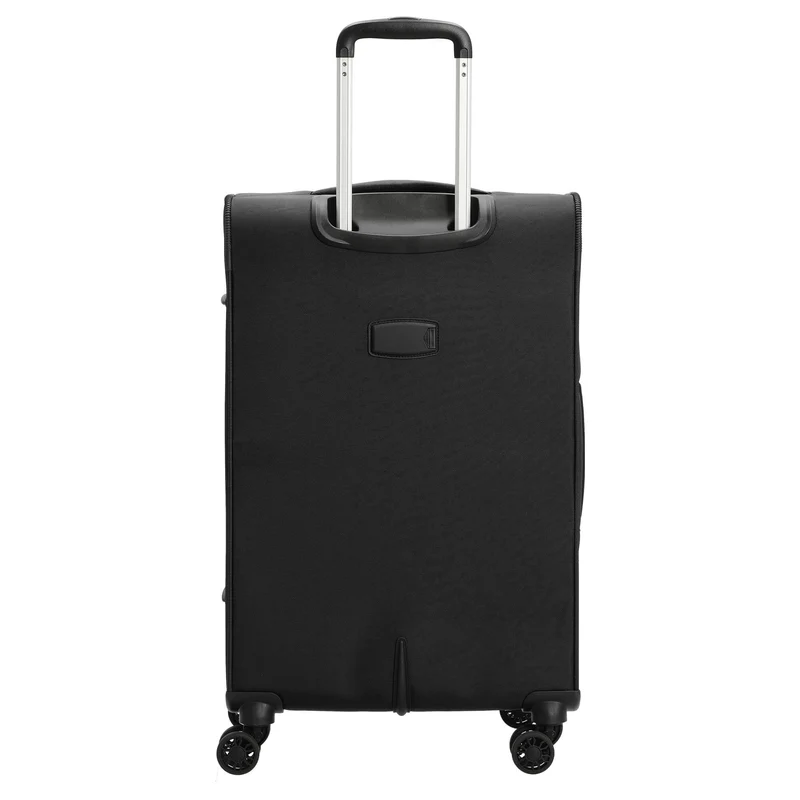 D&N Travel Line 9504 - Trolley de 4 ruedas M 67 cm expandible (black)