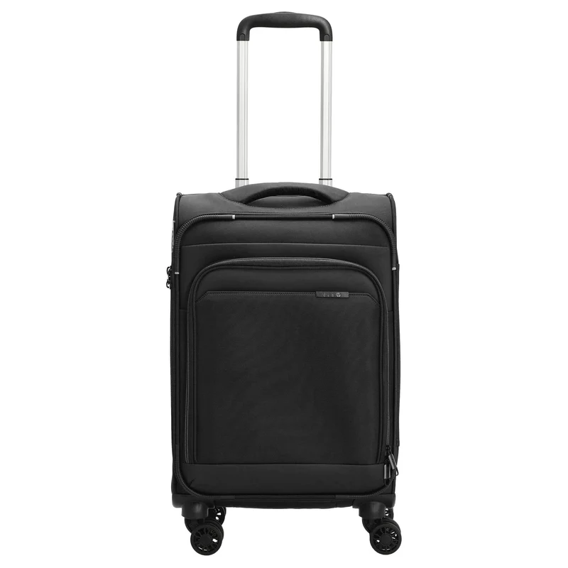 D&N Travel Line 9504 - Trolley de cabina con 4 ruedas S 55 cm (black)