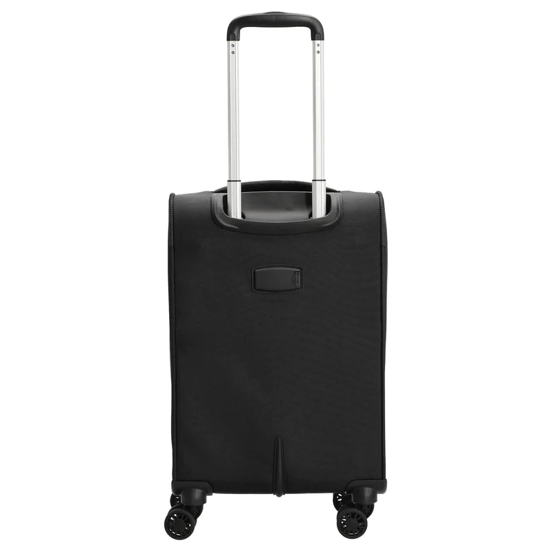 D&N Travel Line 9504 - Trolley de cabina con 4 ruedas S 55 cm (black)