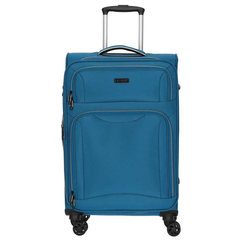 D&N Travel Line 9204 - Trolley de 4 ruedas M 66 cm expandible (blau)