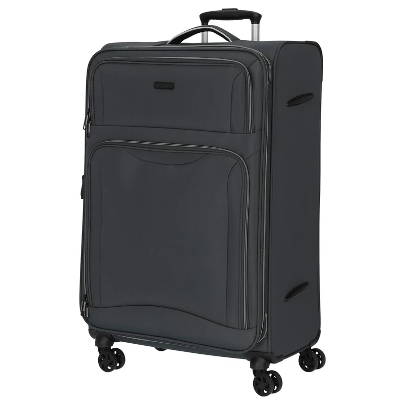 D&N Travel Line 9204 - Trolley de 4 ruedas L 76 cm (grau)