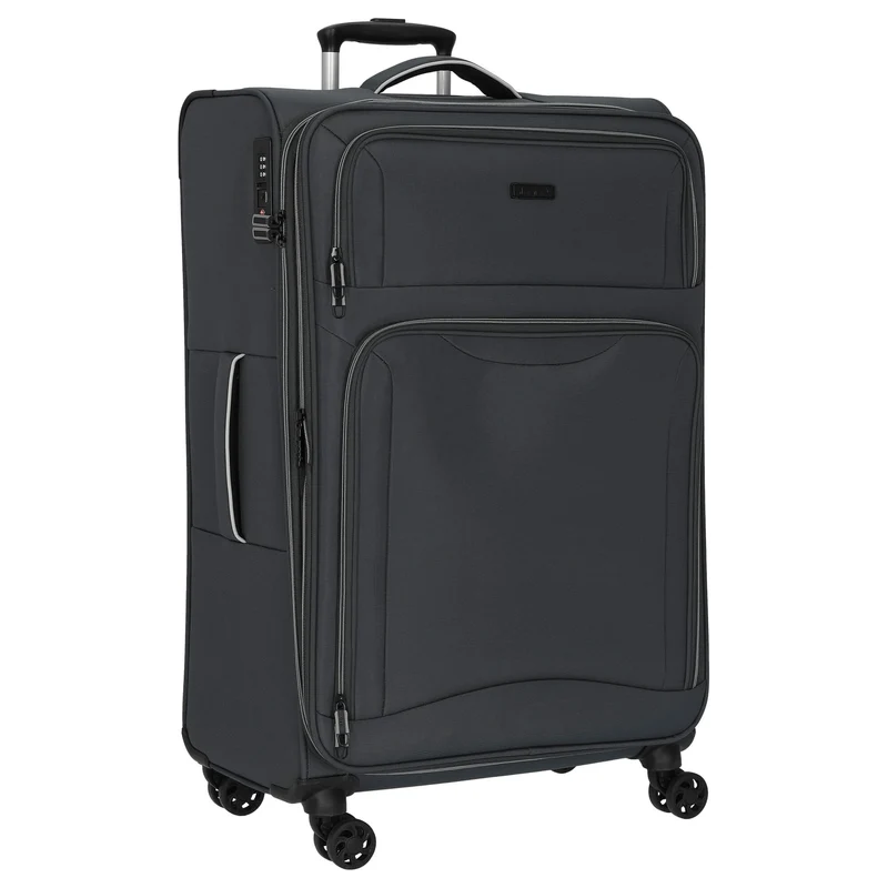 D&N Travel Line 9204 - Trolley de 4 ruedas L 76 cm (grau)