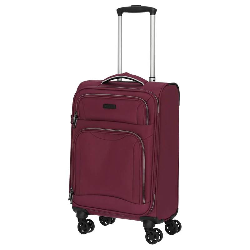 D&N Travel Line 9204 - Trolley de cabina con 4 ruedas S 55 cm (purple)