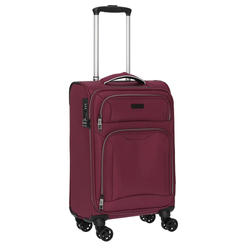 D&N Travel Line 9204 - Trolley de cabina con 4 ruedas S 55 cm (purple)