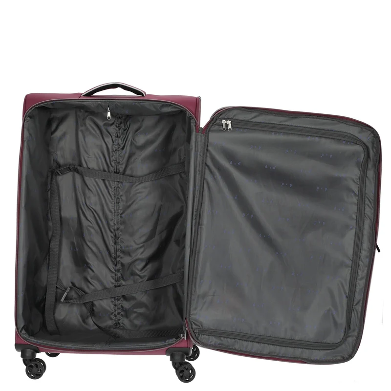 D&N Travel Line 9204 - Trolley de 4 ruedas L 76 cm (purple)