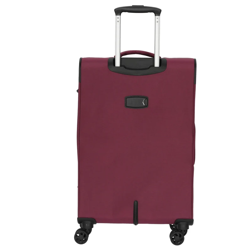 D&N Travel Line 9204 - Trolley de 4 ruedas M 66 cm expandible (purple)