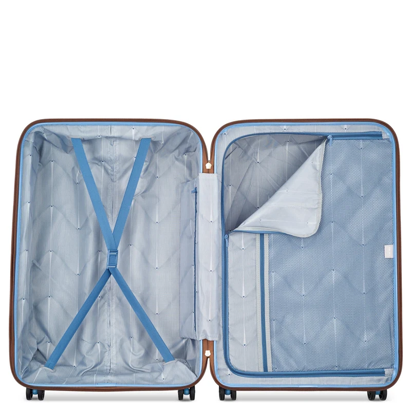 Delsey Paris Freestyle - Trolley de 4 ruedas 76 cm (himmelblau)